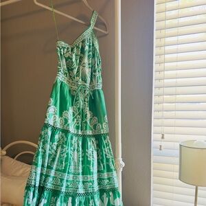 NWT Farm Rio one shoulder maxi dress XS